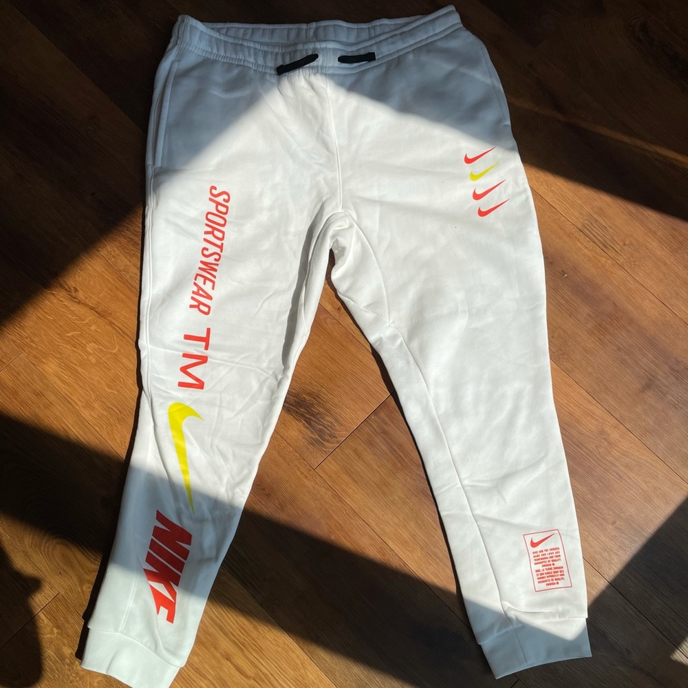 White Nike Sweats